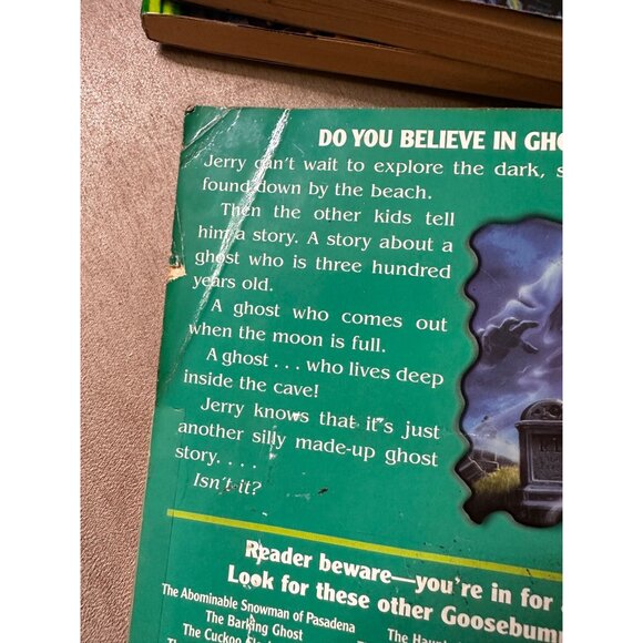 R.L. Stine Goosebumps Ghost Beach Paperback Book Unnumbered Vintage READ - Picture 6 of 13